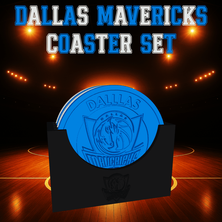 Dallas Mavericks Coaster Set (NBA) 3d model