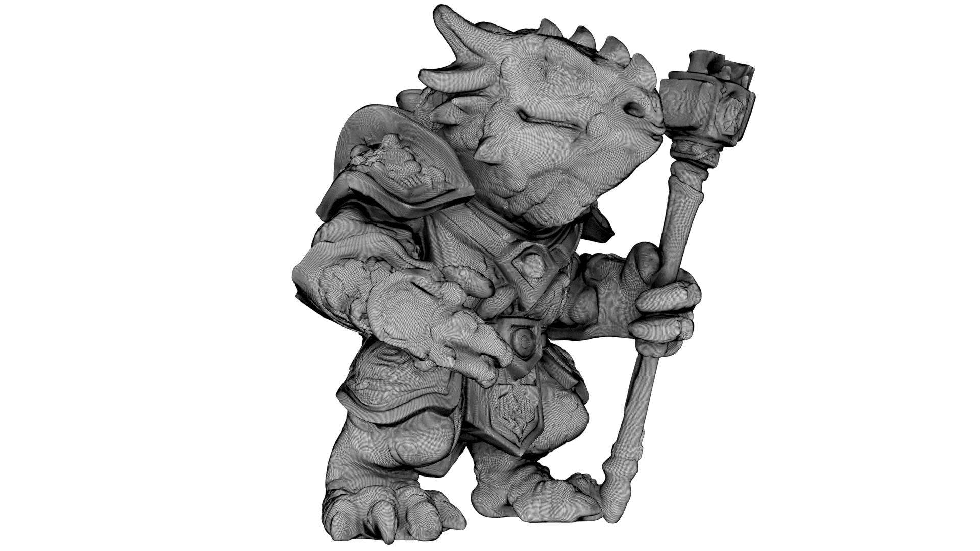 Rainbow Dragon 3d model