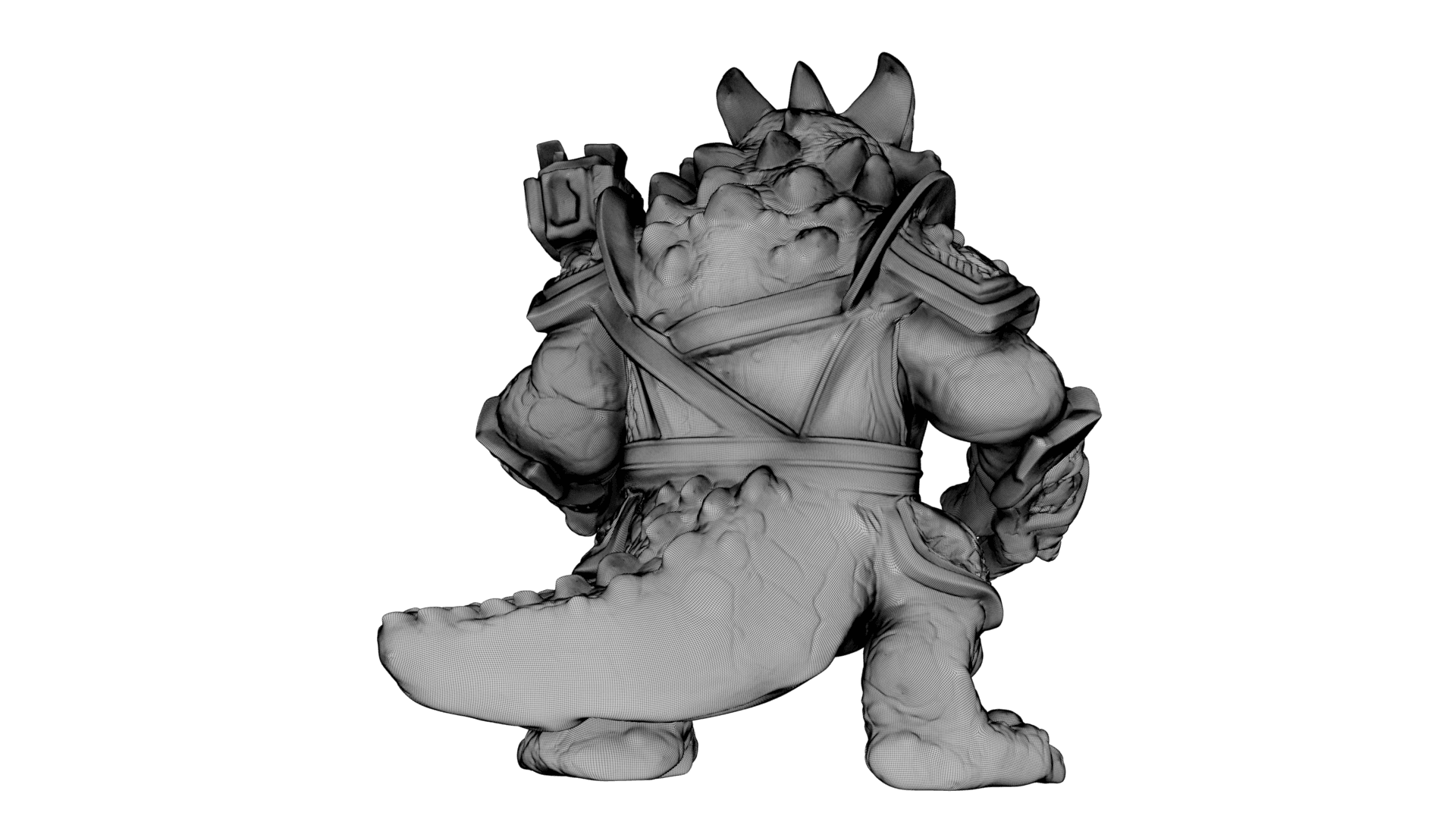 Rainbow Dragon 3d model