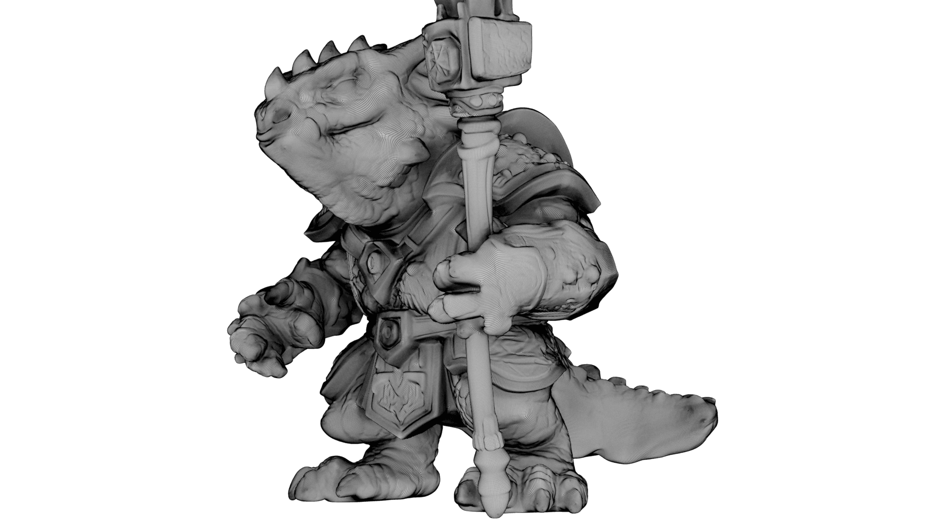 Rainbow Dragon 3d model