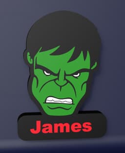 Hulk - LED Strip compatible 3d model