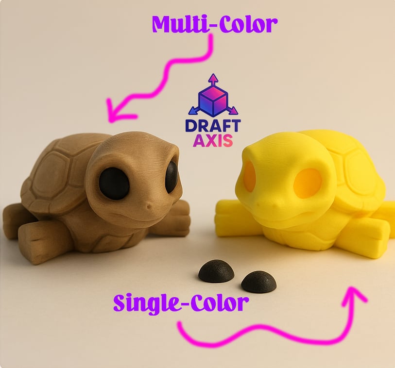 Flexi Turtle - NO AMS 3d model