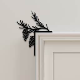 Flower Door Corner Decor 3d model