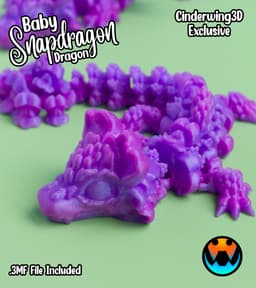 Baby Snapdragon Dragon 3d model