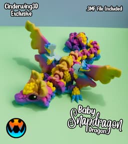 Baby Snapdragon Dragon 3d model