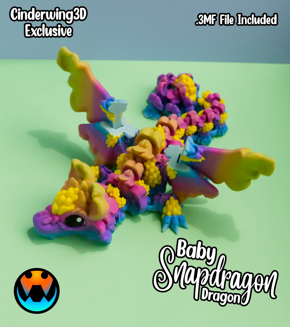Baby Snapdragon Dragon 3d model