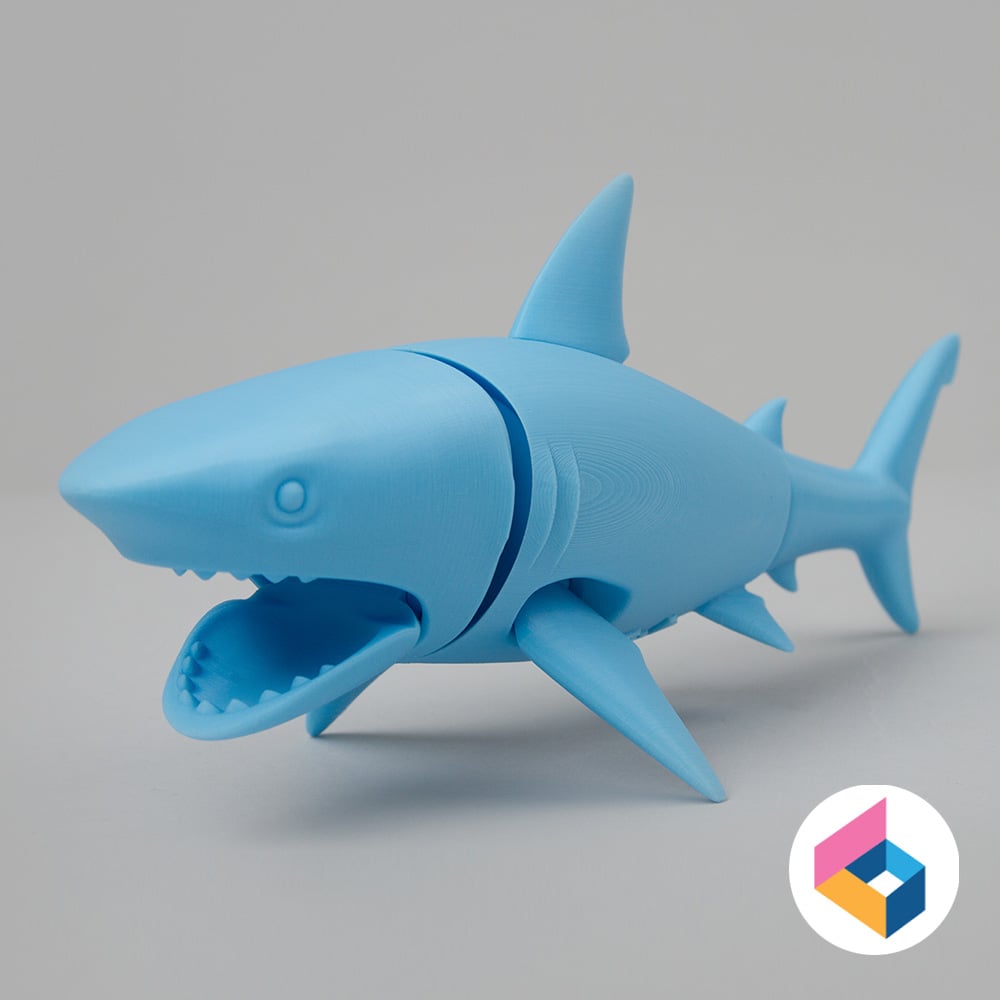 Foldable Shark - Flexi 3d model