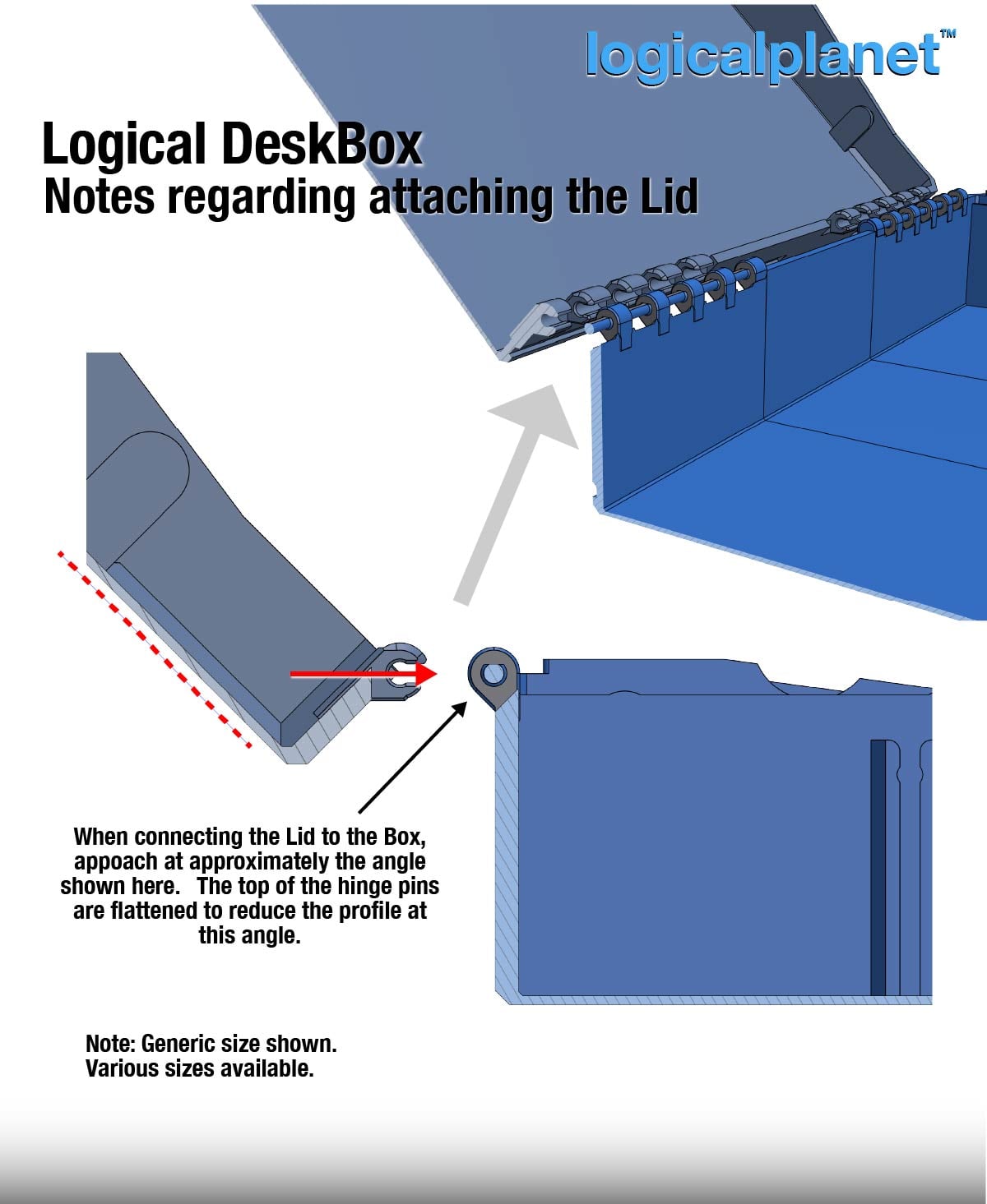 Logical DeskBox D 3d model