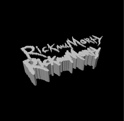 Rick and Mart - DECORATION 3d model