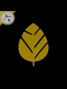 Simple Leaf Symbol - 2D Art 3d model