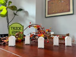 Cute Emoji Ghosts - 9 Expressions in Total! 3d model
