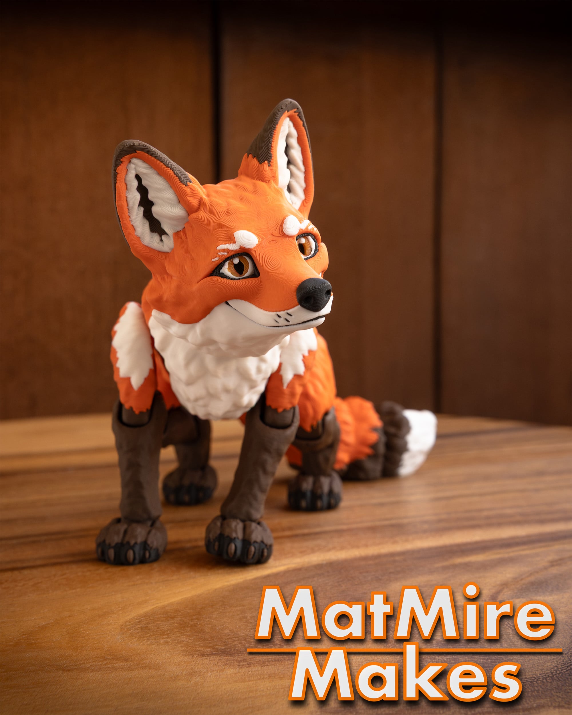 Fox - Articulated Figure 3d model