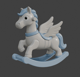 Rocking Horse Toy 3d model