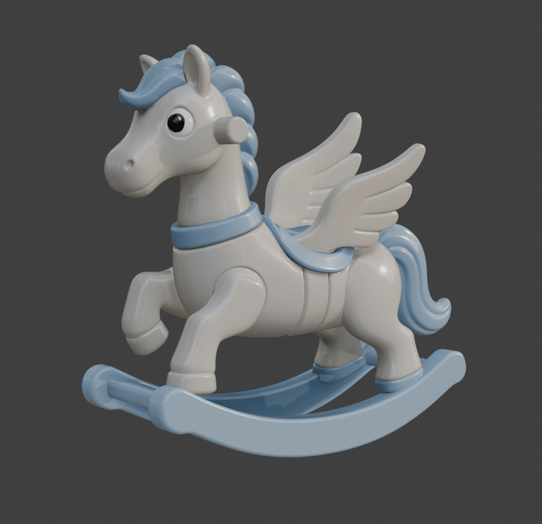 Rocking Horse Toy 3d model