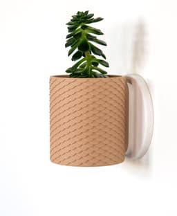 Scales Planter with Hidden Drip Tray 3d model