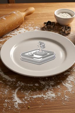 Atari Control Cookie Cutter, Biscuit Cutter 3d model