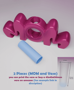 Mother’s Day Vase 3d model