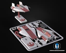 A-Wing Vehicle Kit Card - 3D Print Files 3d model