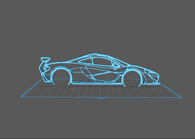 Mclaren - P1.stl 3d model