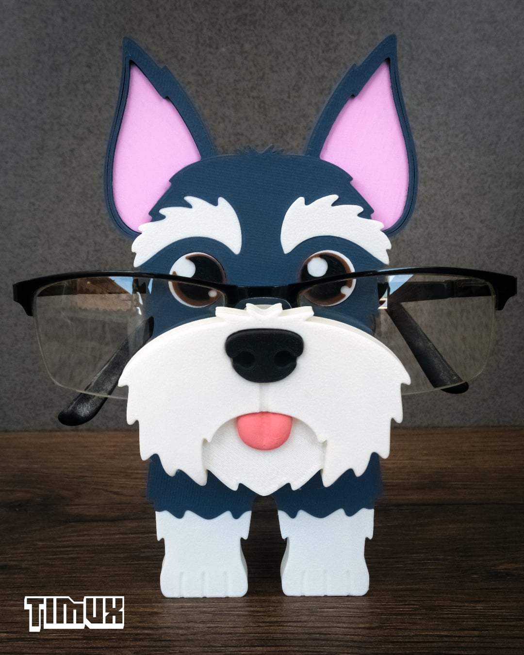 SCHNAUZER GLASSES HOLDER V2 3d model