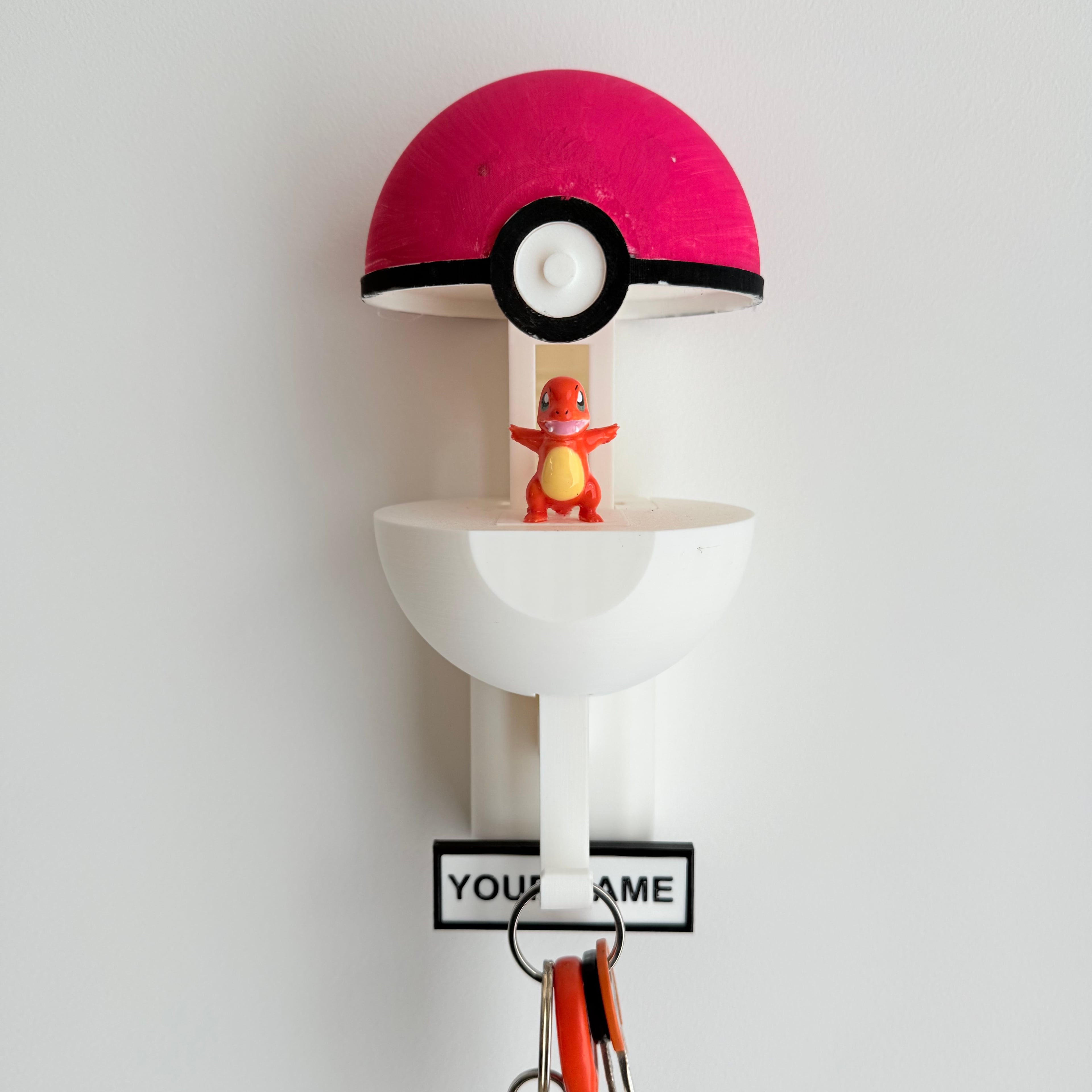 Charmander Pokémon Wall Mount 3d model