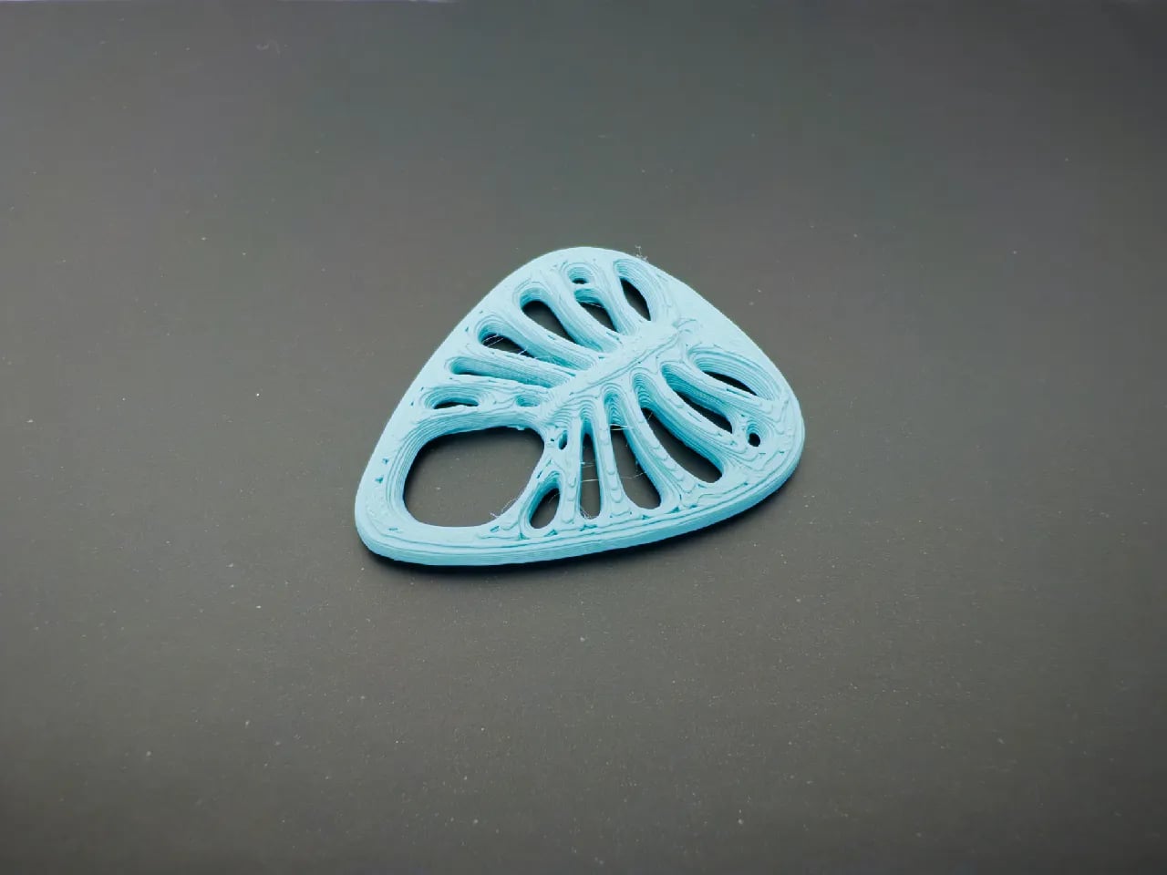 Ribcage Guitar Pick 3d model