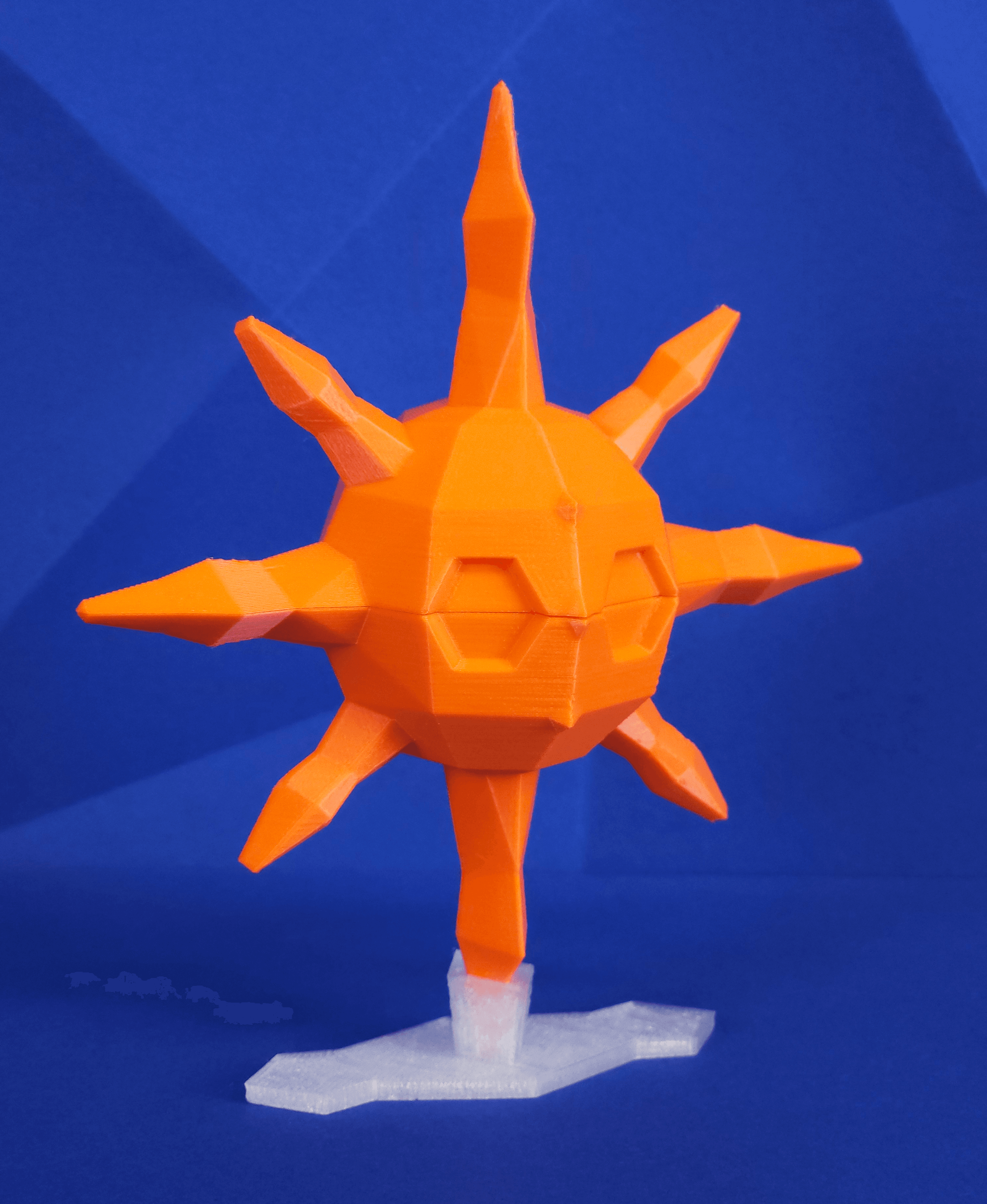 Solrock Low Poly Pokemon 3d model