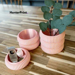 Modular Vase, Planter & Storage STL File Set for 3D Printing 3d model