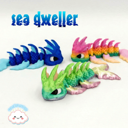 Sea Dweller - Water Dragon 3d model