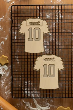 Modric Cookie Cutter, Biscuit Cutter 3d model
