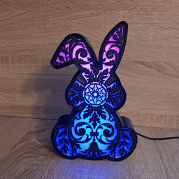 BUNNY RABBIT LED LAMP 3d model