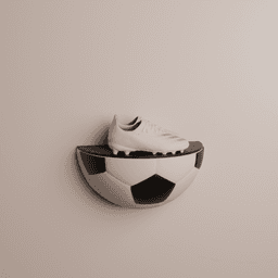 Soccer Ball Display Shelf 3d model
