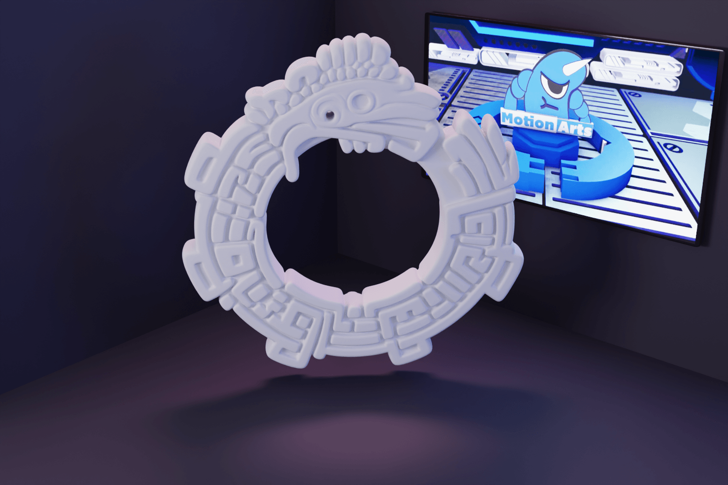 Asteca Quetzalcoatl.stl 3d model