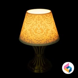 Classic table lamp - outside pattern 3d model