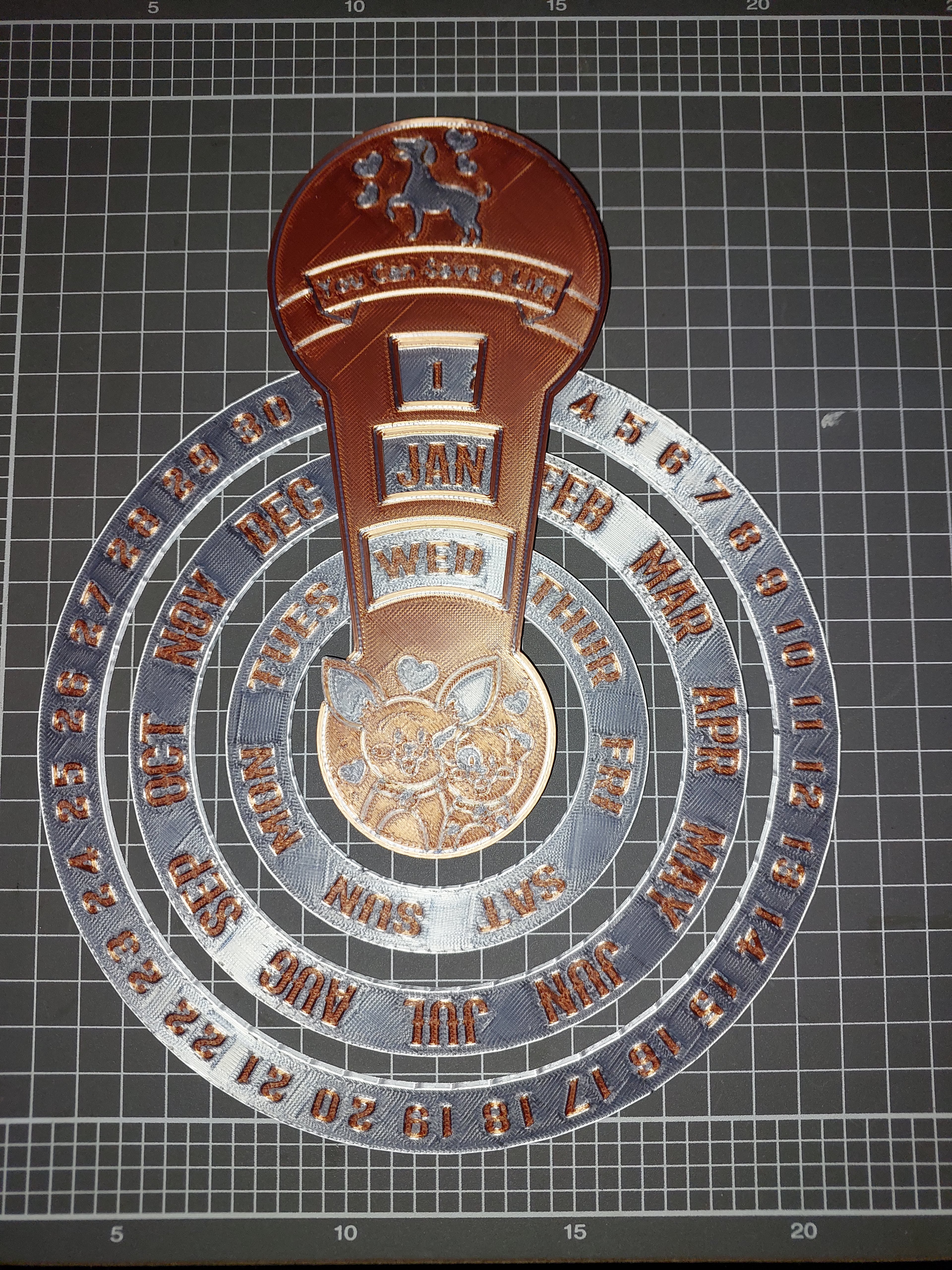 3 Perpetual Calendars 3d model