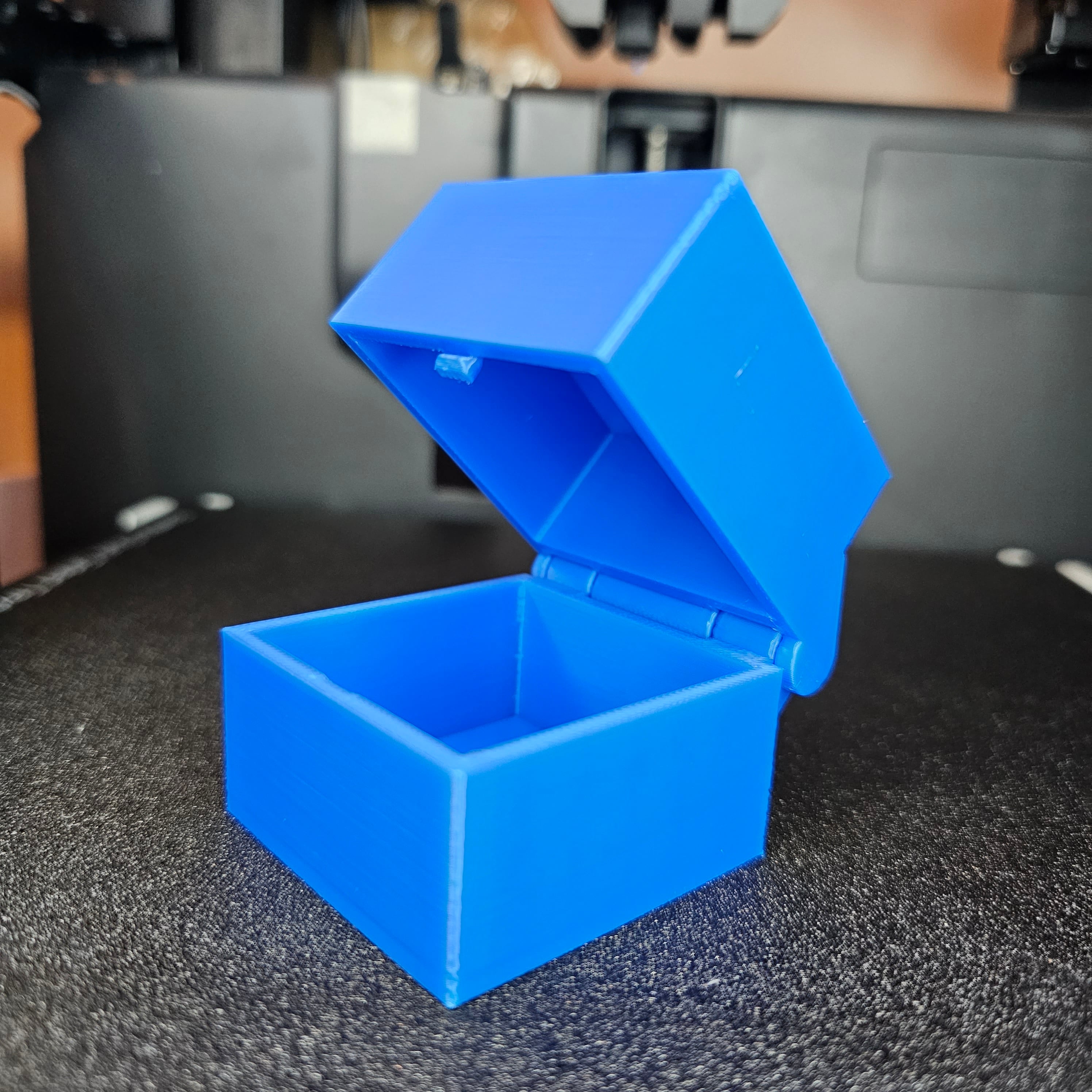 Snap Fit Box Blank 50x50 3d model
