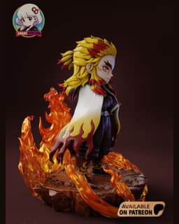 Demon Slayer Rengoku Chibi - Premium Collectible 3d model