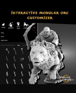 Customizer Modular Bundle - Orcs 3d model