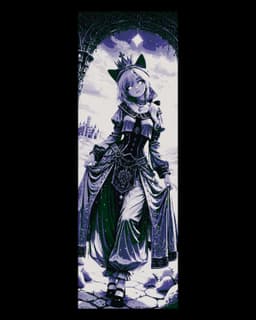 Anime Goddess in differing forms - Set of bookmarks 3d model