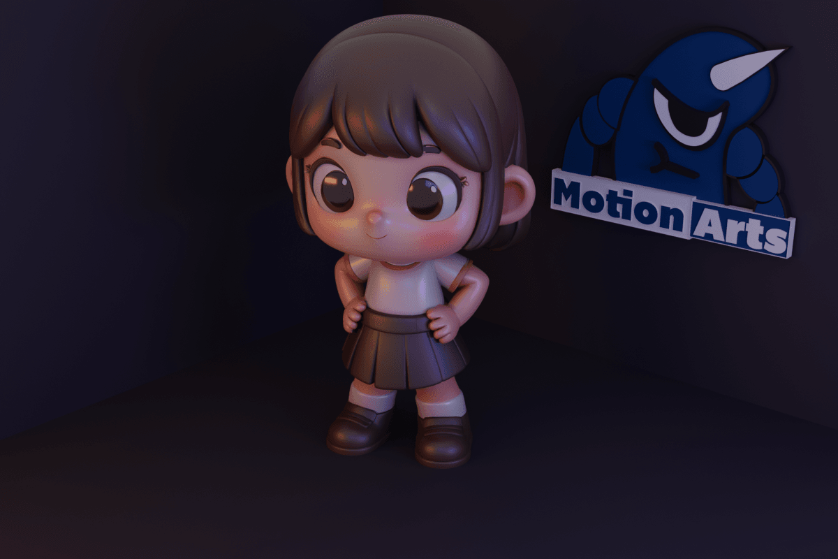 Menina cartoon.stl 3d model