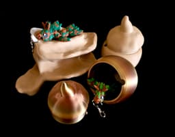 Fall display Log and Acorn stash *Personal use* 3d model