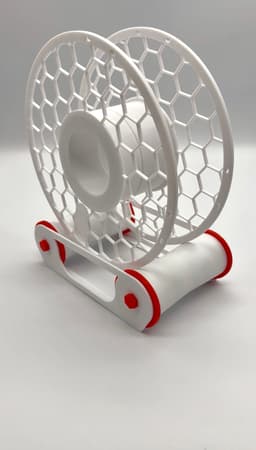 Smooth-Rolling Self-Centering Filament Spool Roller 3d model