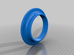 Kitchen extractor tube finishing details 3d model