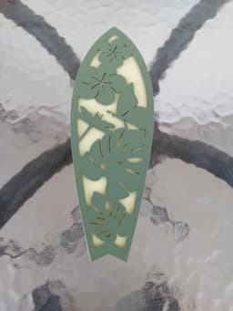 2 Layer Surfboards, Wall Art 3d model