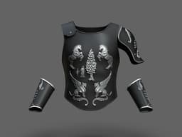 Maximus Gladiator Armor Set 3d model