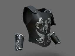 Maximus Gladiator Armor Set 3d model