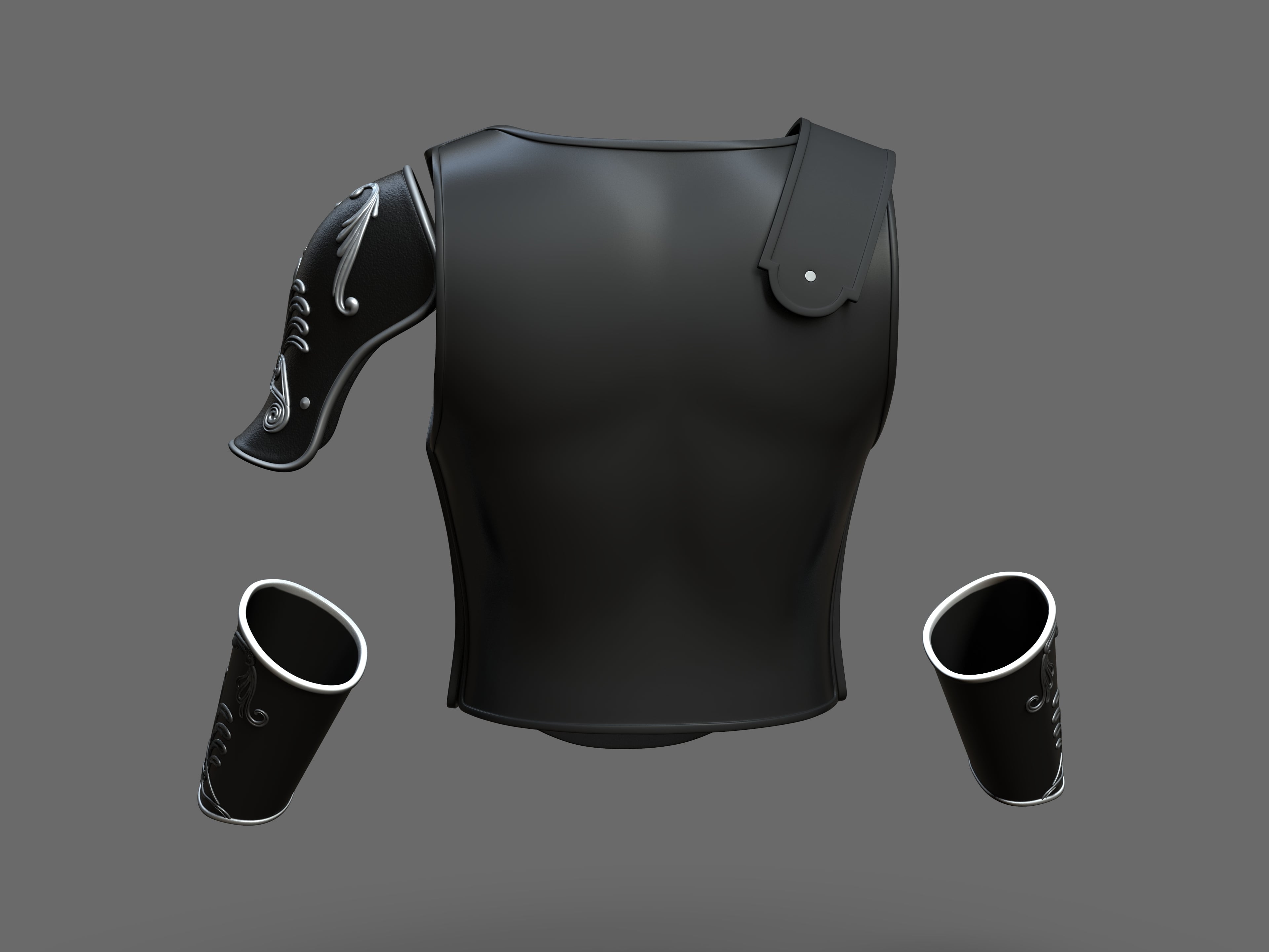 Maximus Gladiator Armor Set 3d model