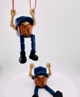 Trucker Gnome Mirror Hanger for Cool Kids 3d model