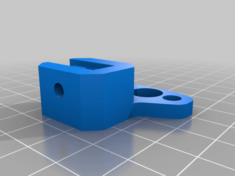 Ender 3 Optical Filament Runout Sensor Mount 3d model
