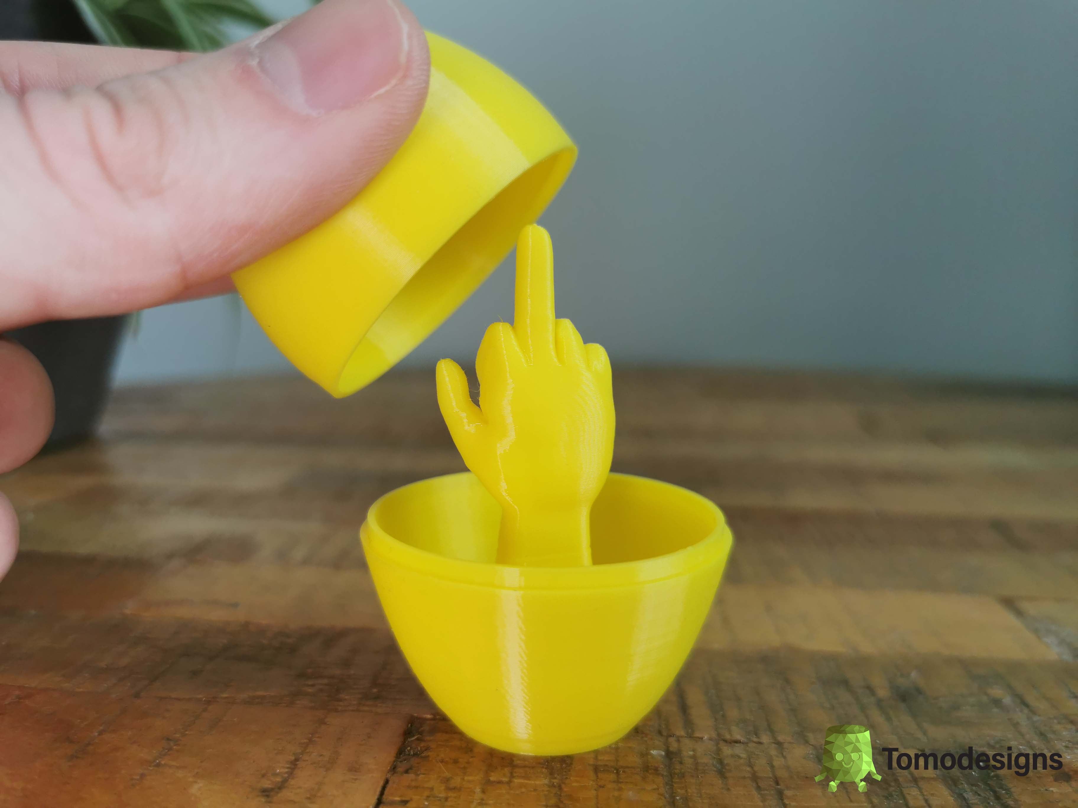 Middle Finger Easter Egg 3d model